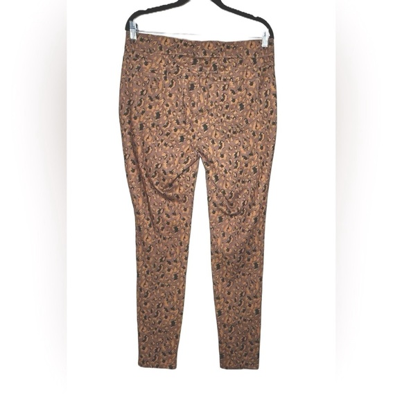 NWT NYDJ Modern Legging Pant in Caramel Cat Animal Print with Pockets, Size M - Picture 7 of 15